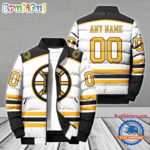 Boston Bruins NHL Style Puffer Jacket For Fans