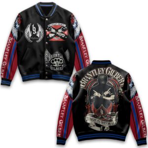 Breantley Gilbert Music Style Baseball Jacket For Fans
