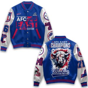 Buffalo Bills NFL Style Baseball Jacket For Fans