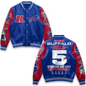 Buffalo Bills NFL Style Baseball Jacket For Fans