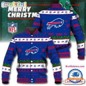 Buffalo Bills NFL Style Baseball Jacket For Fans