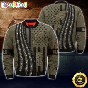 Buffalo Bills NFL Style Bomber Jacket For Fans