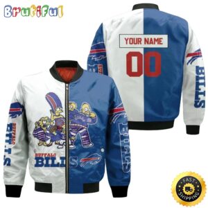 Buffalo Bills NFL Style Bomber Jacket For Fans