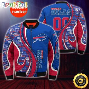 Buffalo Bills NFL Style Bomber Jacket For Fans
