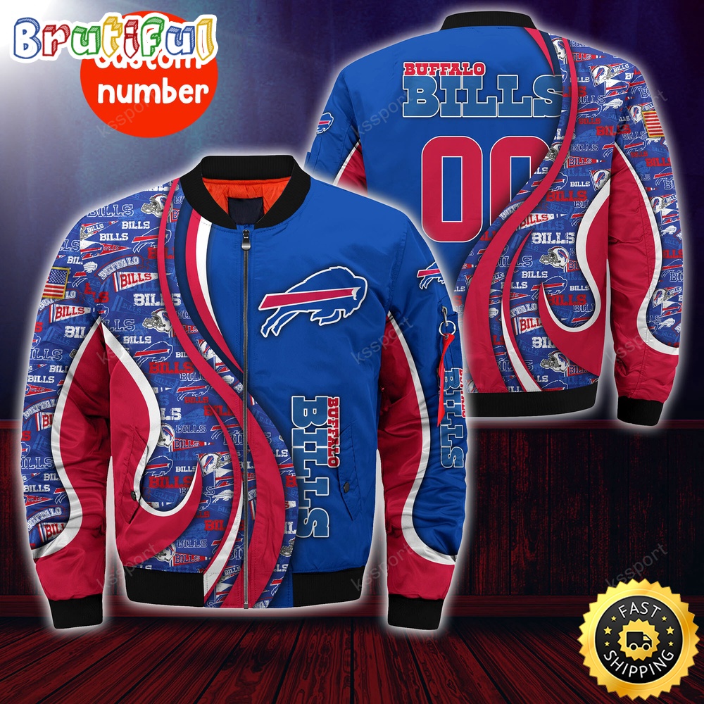 Buffalo Bills NFL Style Bomber Jacket For Fans