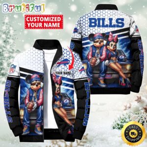 Buffalo Bills NFL Style Puffer Jacket For Fans