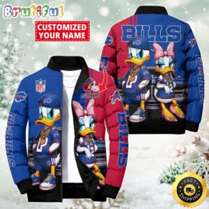 Buffalo Bills NFL Style Puffer Jacket For Fans