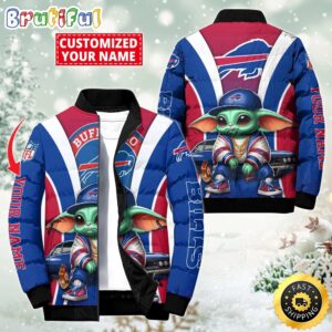 Buffalo Bills NFL Style Puffer Jacket For Fans
