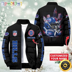 Buffalo Bills NFL Style Puffer Jacket For Fans