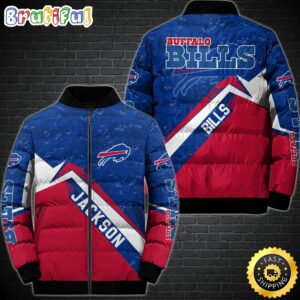 Buffalo Bills NFL Style Puffer Jacket For Fans