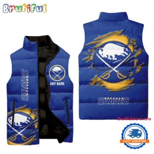 Buffalo Sabres NHL Style Sleeveless Puffer Jacket For Fans