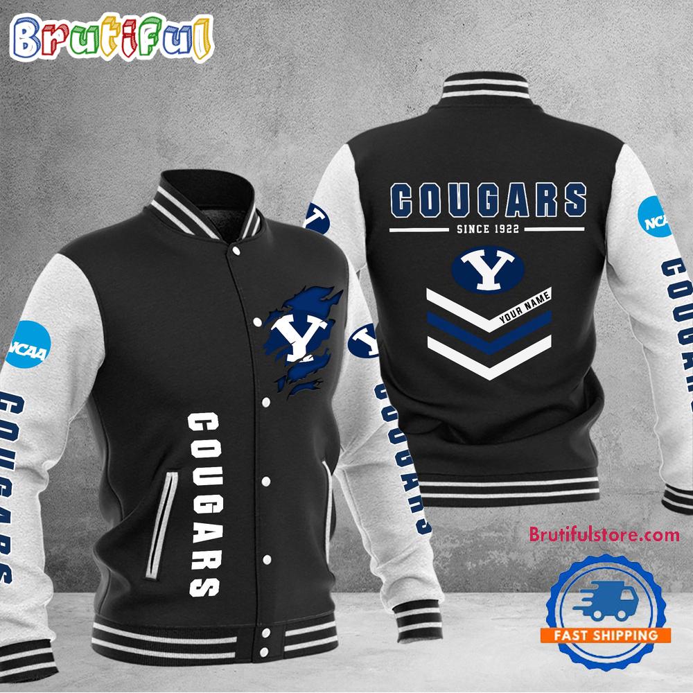 BYU Cougars NCAA Style Baseball Jacket For Fans