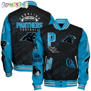 Carolina Panthers NFL Style Baseball Jacket For Fans
