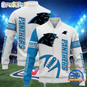 Carolina Panthers NFL Style Baseball Jacket For Fans