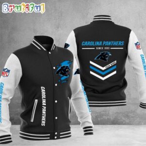 Carolina Panthers NFL Style Baseball Jacket For Fans