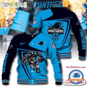 Carolina Panthers NFL Style Baseball Jacket For Fans
