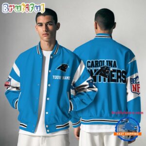 Carolina Panthers NFL Style Baseball Jacket For Fans