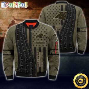 Carolina Panthers NFL Style Bomber Jacket For Fans