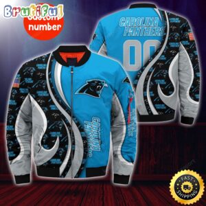 Carolina Panthers NFL Style Bomber Jacket For Fans