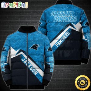 Carolina Panthers NFL Style Puffer Jacket For Fans