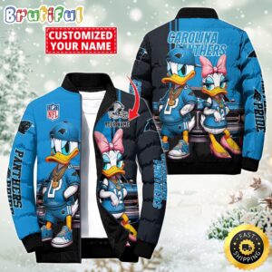 Carolina Panthers NFL Style Puffer Jacket For Fans
