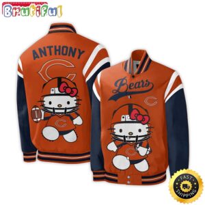 Chicago Bears NFL Style Baseball Jacket For Fans