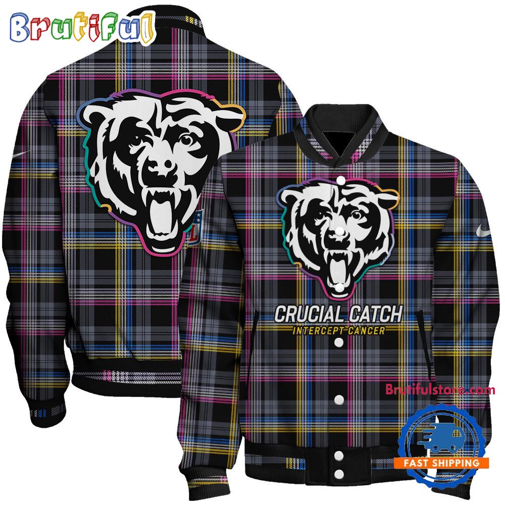 Chicago Bears NFL Style Baseball Jacket For Fans
