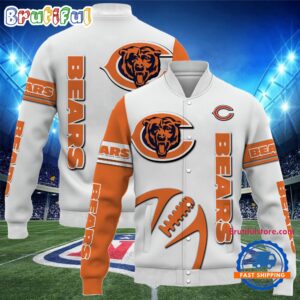 Chicago Bears NFL Style Baseball Jacket For Fans