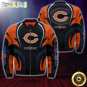 Chicago Bears NFL Style Bomber Jacket For Fans