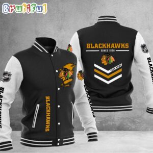 Chicago Blackhawks NHL Style Baseball Jacket For Fans