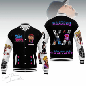 Chris Brown Music Style Baseball Jacket For Fans