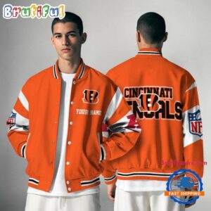 Cincinnati Bengals NFL Style Baseball Jacket For Fans