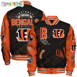 Cincinnati Bengals NFL Style Baseball Jacket For Fans