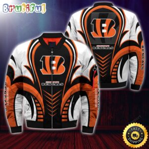 Cincinnati Bengals NFL Style Bomber Jacket For Fans