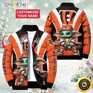 Cincinnati Bengals NFL Style Puffer Jacket For Fans