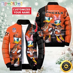 Cincinnati Bengals NFL Style Puffer Jacket For Fans