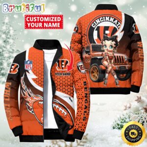 Cincinnati Bengals NFL Style Puffer Jacket For Fans