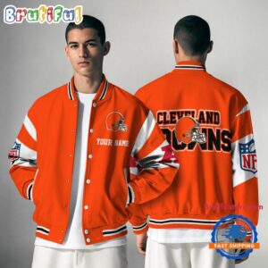 Cleveland Browns NFL Style Baseball Jacket For Fans