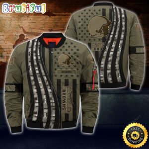 Cleveland Browns NFL Style Bomber Jacket For Fans