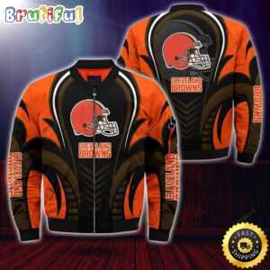 Cleveland Browns NFL Style Bomber Jacket For Fans