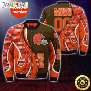 Cleveland Browns NFL Style Bomber Jacket For Fans