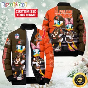 Cleveland Browns NFL Style Puffer Jacket For Fans