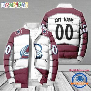 Colorado Avalanche NHL Style Puffer Jacket For Fans