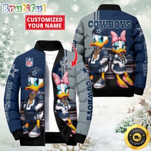 Dallas Cowboys NFL Style Puffer Jacket For Fans