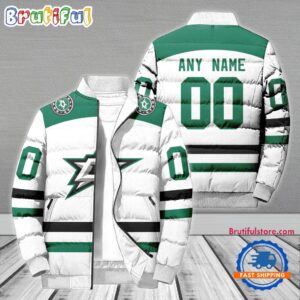 Dallas Stars NHL Style Puffer Jacket For Fans