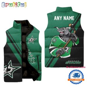 Dallas Stars NHL Style Sleeveless Puffer Jacket For Fans