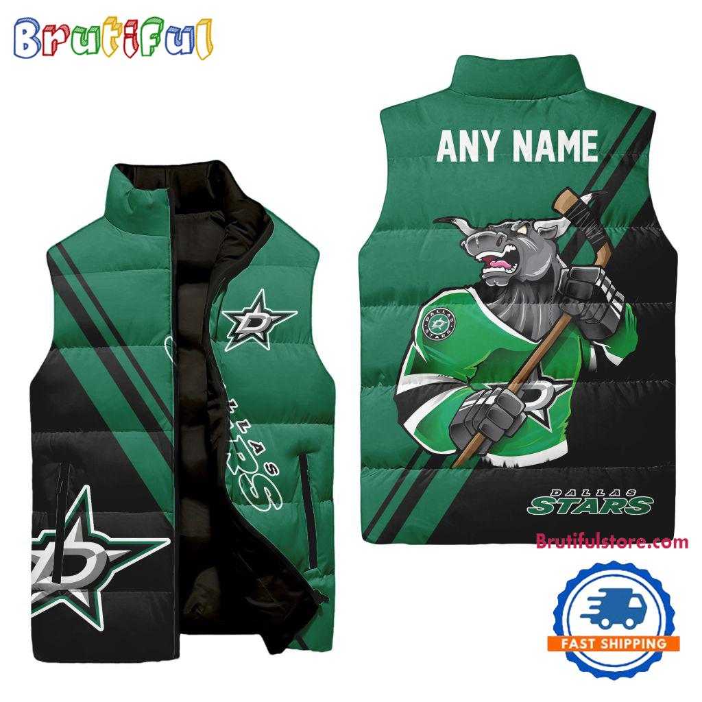 Dallas Stars NHL Style Sleeveless Puffer Jacket For Fans