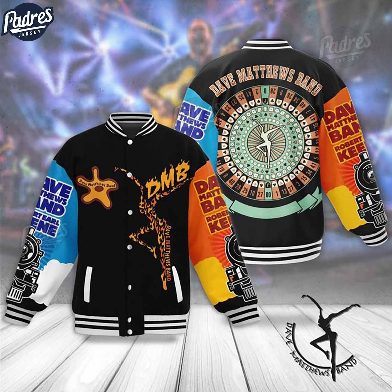 Dave Matthews Band Music Style Baseball Jacket For Fans