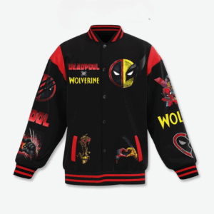 Deadpool Movies Style Baseball Jacket For Fans