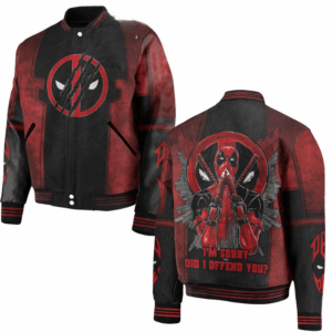 Deadpool Movies Style Baseball Jacket For Fans